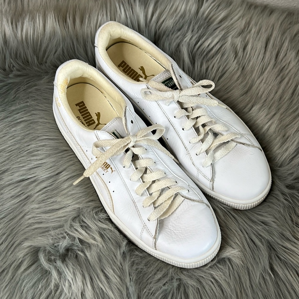 EUC Puma White Mens Sneakers sz 10